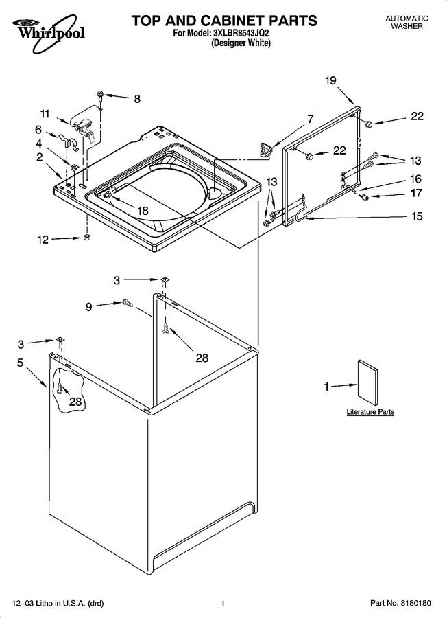 Diagram for 3XLBR8543JQ2