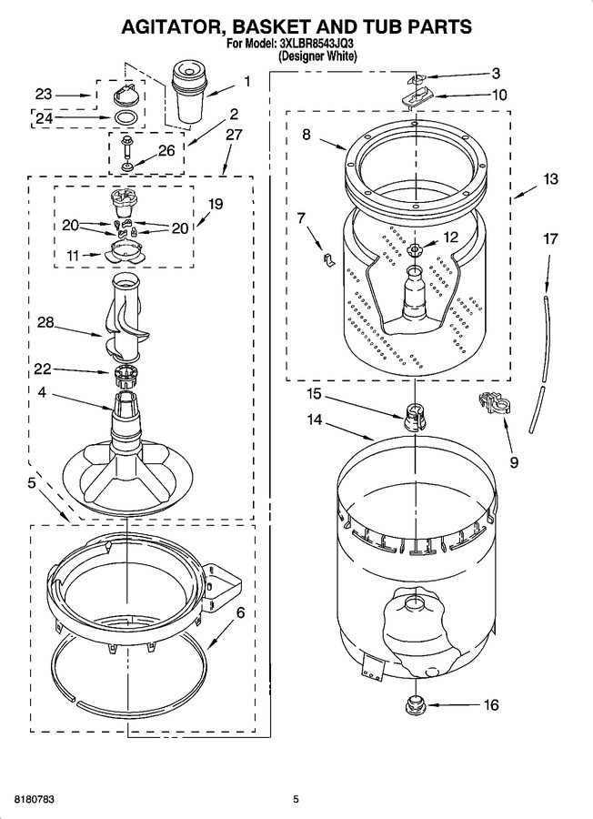 Diagram for 3XLBR8543JQ3