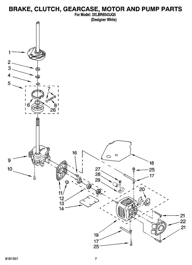 Diagram for 3XLBR8543JQ5
