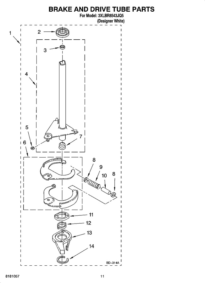 Diagram for 3XLBR8543JQ5
