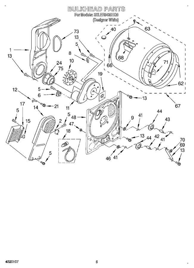 Diagram for 3XLER5435HQ0