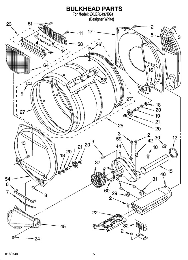 Diagram for 3XLER5437KQ4