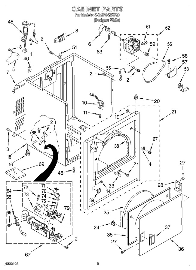 Diagram for 3XLGR5435HQ0