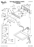 Diagram for 01 - Top And Console Parts