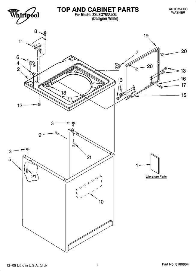 Diagram for 3XLSQ7533JQ4
