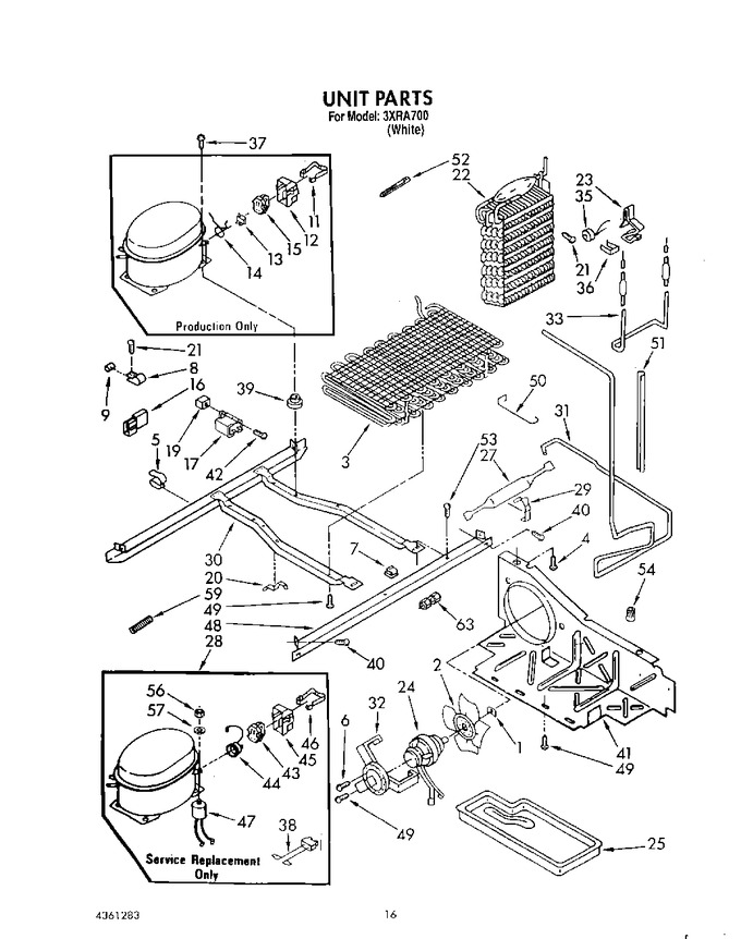 Diagram for 3XRA700