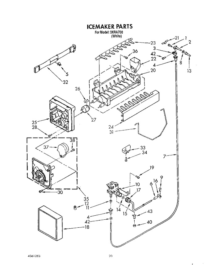 Diagram for 3XRA700