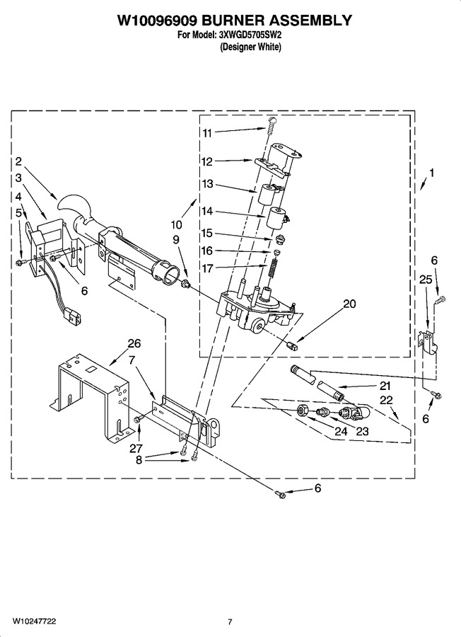 Diagram for 3XWGD5705SW2