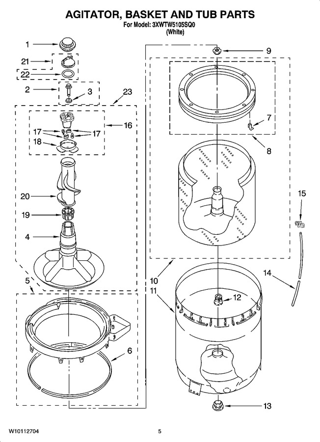 Diagram for 3XWTW5105SQ0