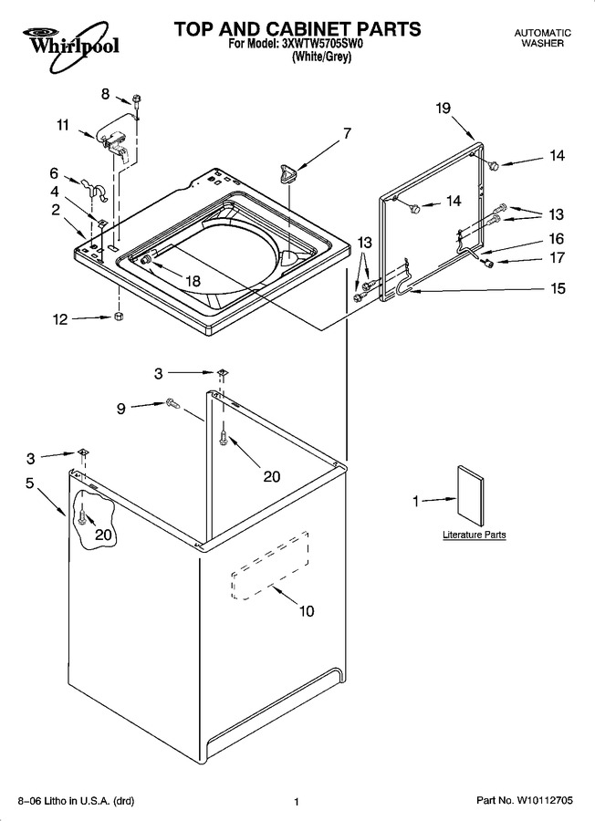 Diagram for 3XWTW5705SW0