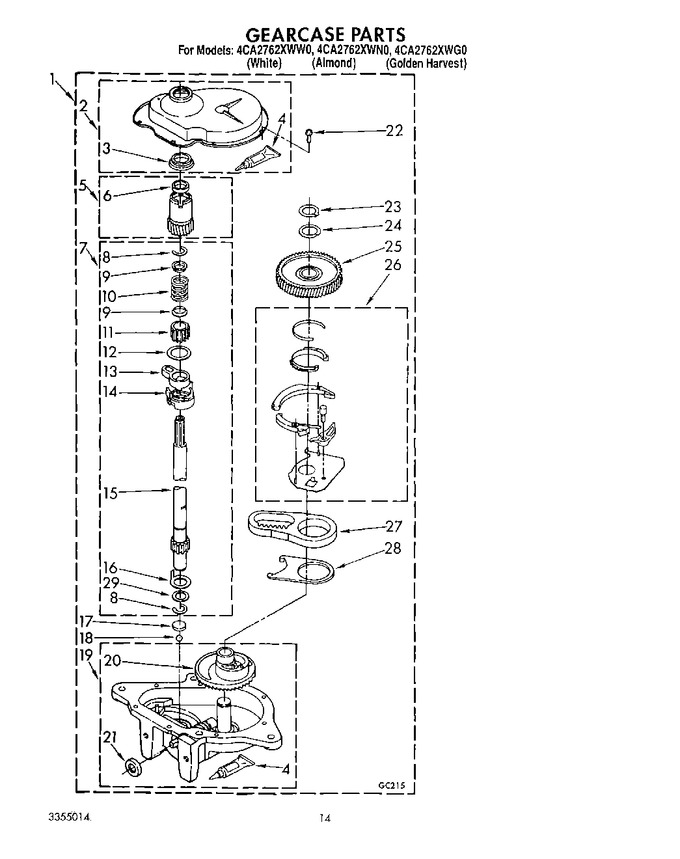 Diagram for 4CA2762XWG0