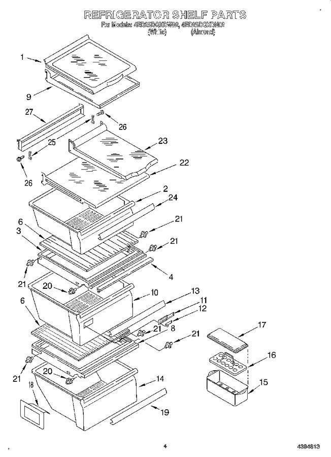 Diagram for 4ED25DQXDW02