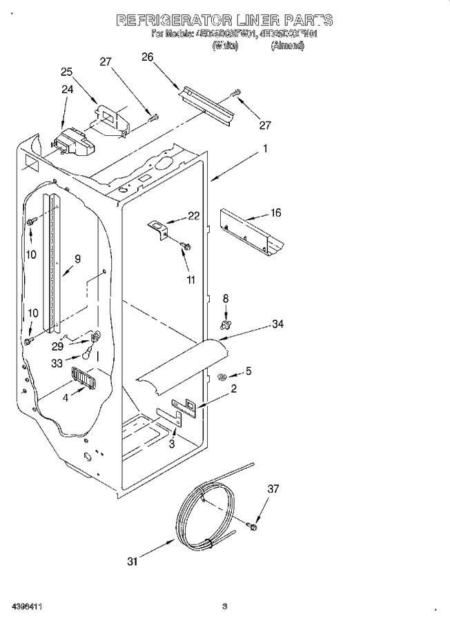 Diagram for 4ED25DQXFW01
