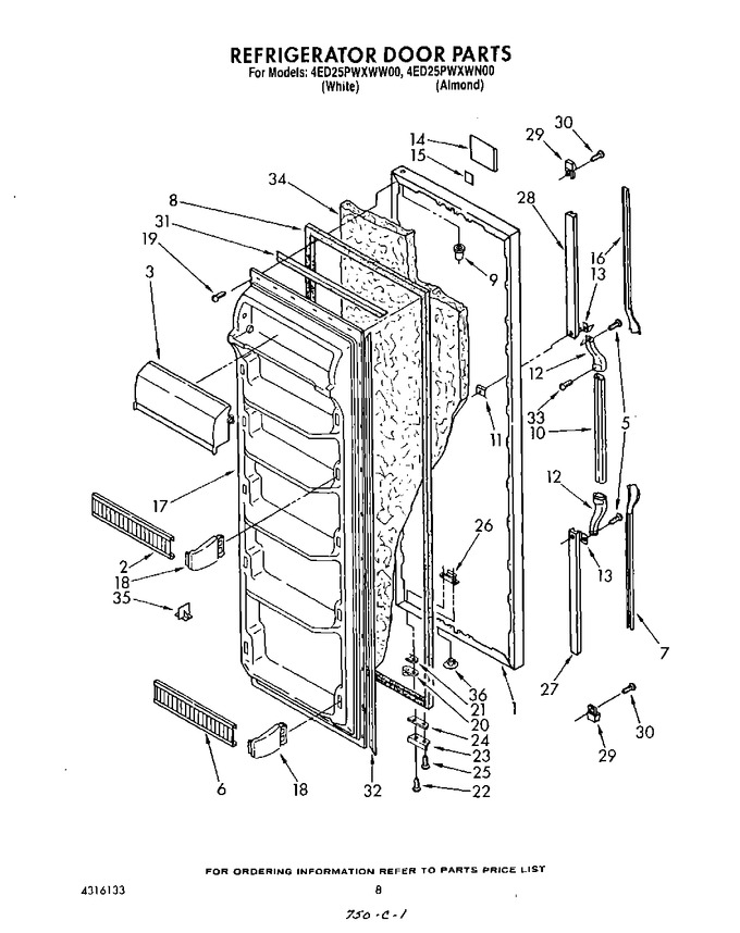 Diagram for 4ED25PWXWW00