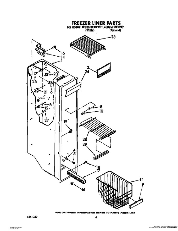 Diagram for 4ED25PWXWW01
