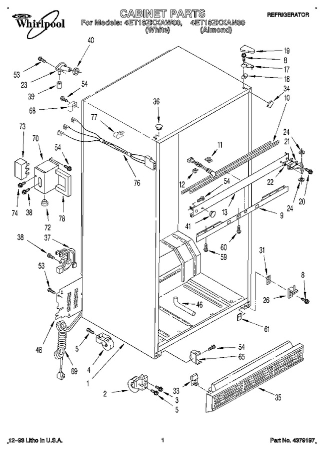 Diagram for 4ET18ZKXAW00