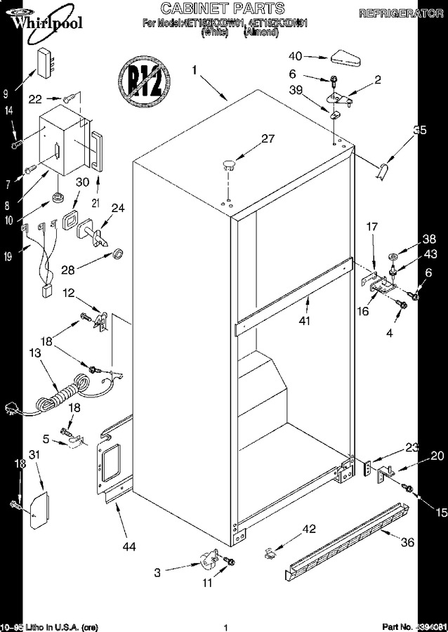 Diagram for 4ET18ZKXDW01