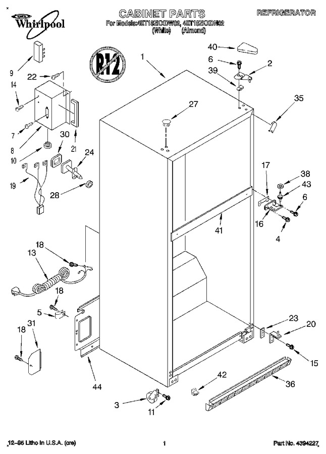 Diagram for 4ET18ZKXDW02