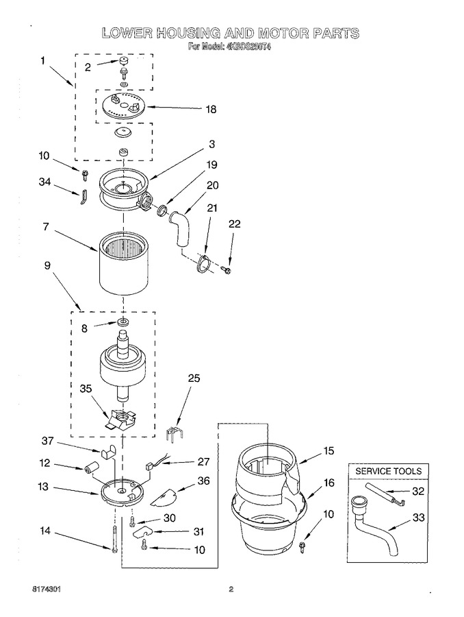 Diagram for 4KBDS250T4