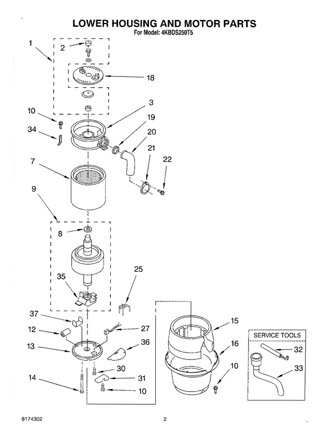 Diagram for 4KBDS250T5