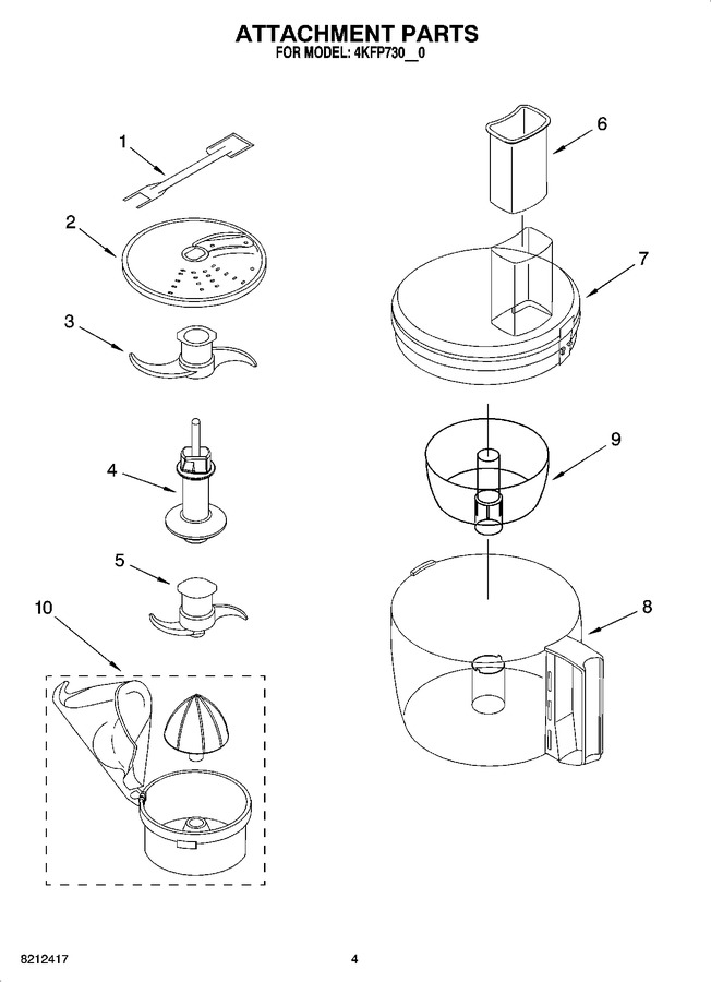 Diagram for 4KFP730WH0