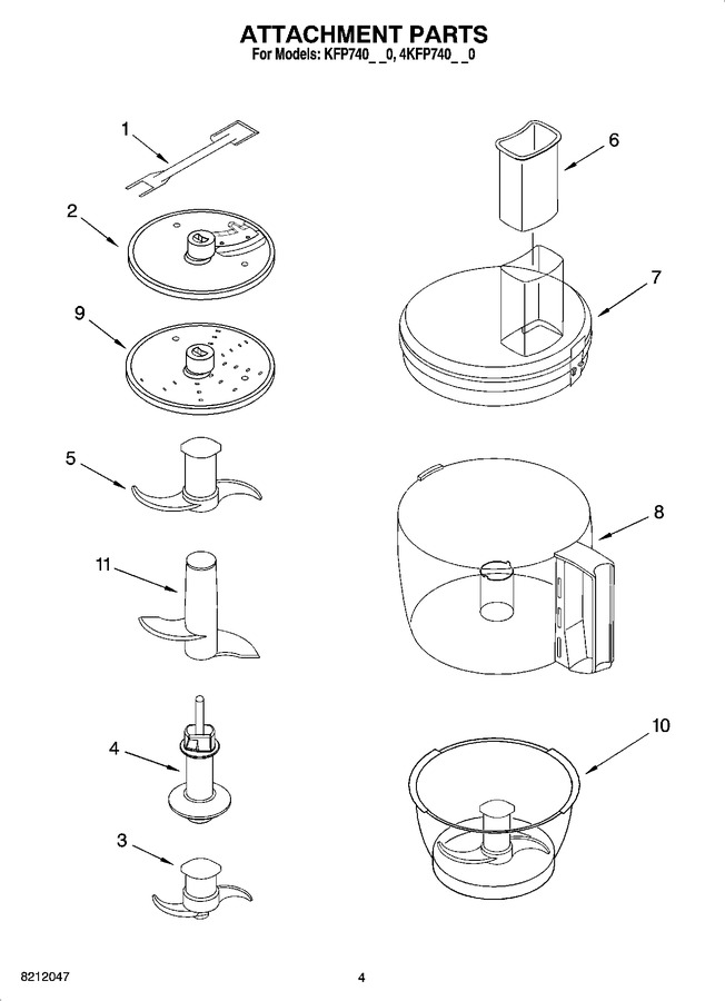 Diagram for KFP740WH0