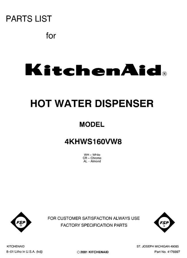 Diagram for 4KHWS160CR8