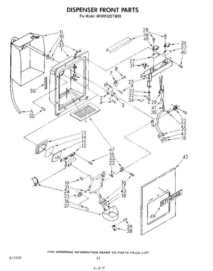 Diagram for 4KSRF22DTW00