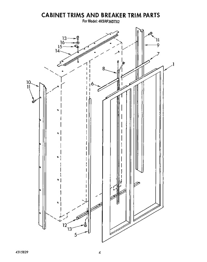 Diagram for 4KSRF36DTX2