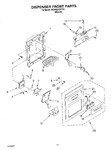 Diagram for 08 - Dispenser Front Parts