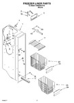 Diagram for 10 - Freezer Liner Parts