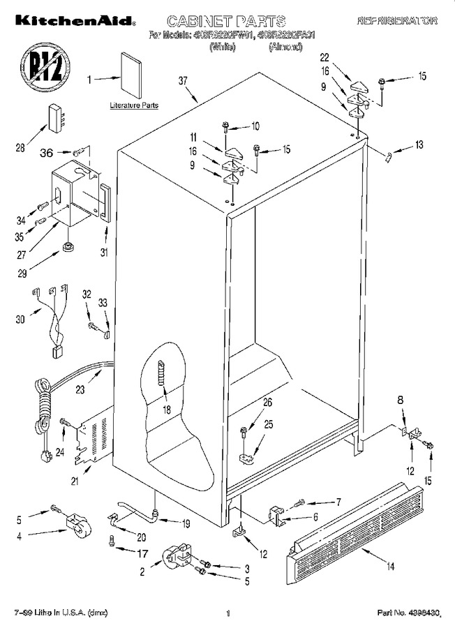 Diagram for 4KSRS22QFW01