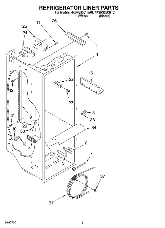 Diagram for 4KSRS25CHW01