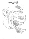 Diagram for 05 - Freezer Liner