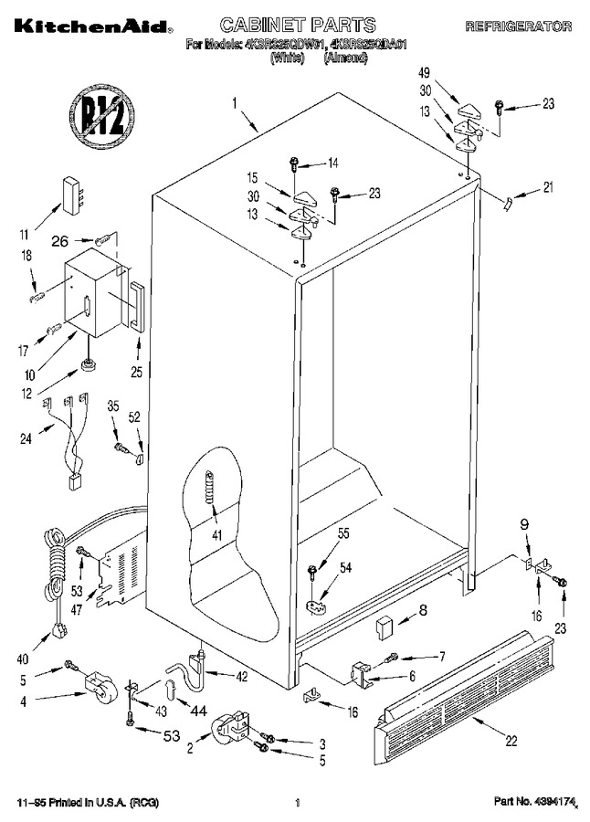 Diagram for 4KSRS25QDA01