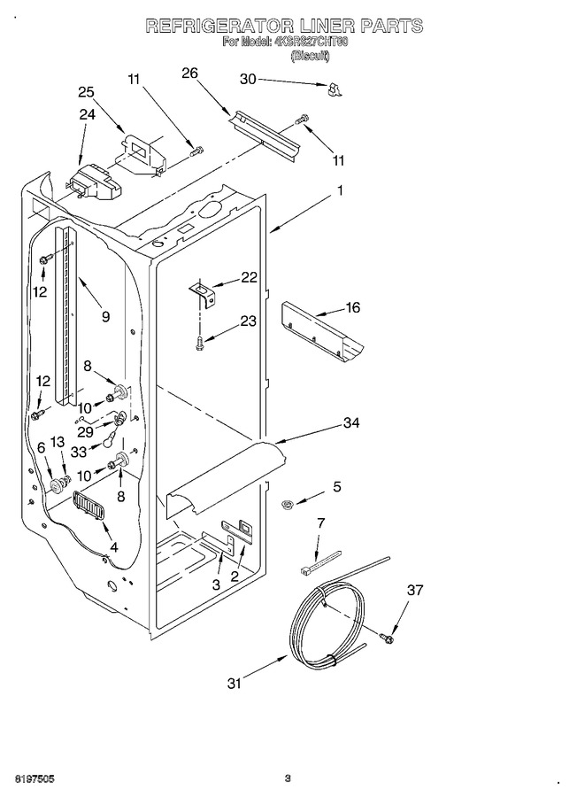 Diagram for 4KSRS27CHT00