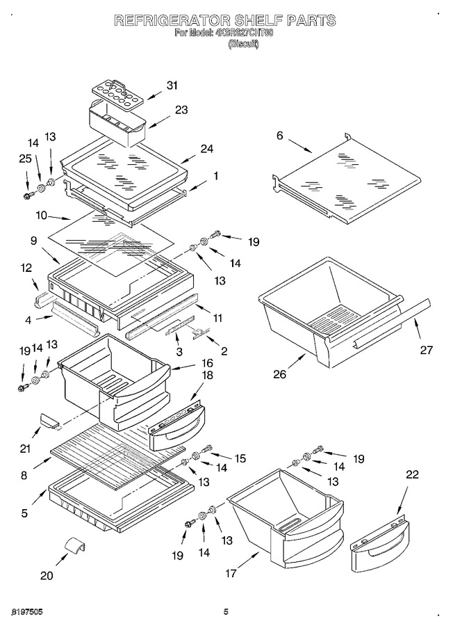 Diagram for 4KSRS27CHT00