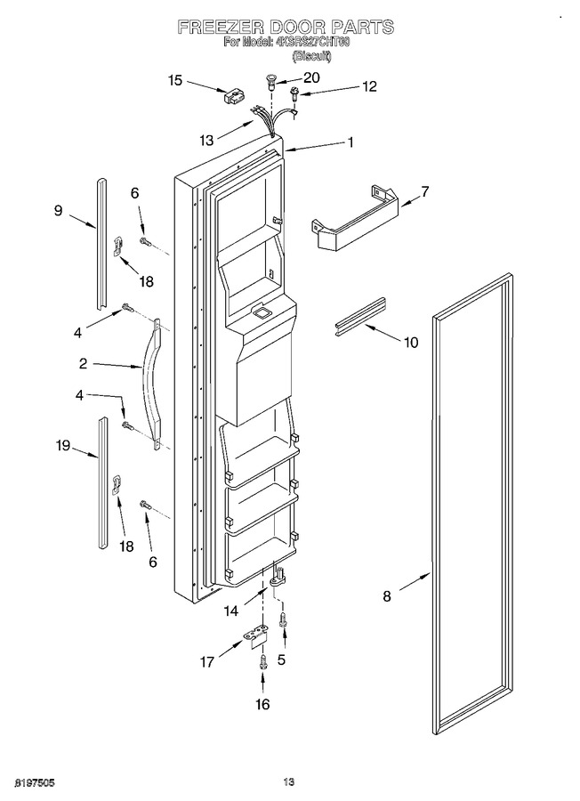 Diagram for 4KSRS27CHT00