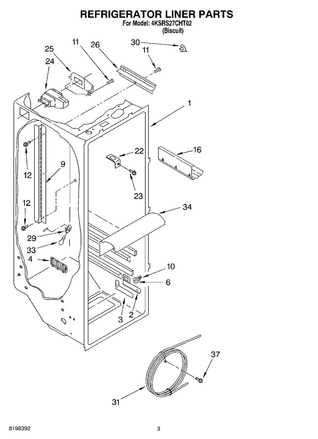Diagram for 4KSRS27CHT02