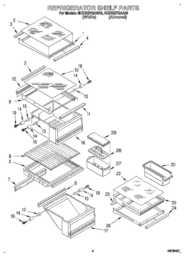 Diagram for 4KSRS27QAW01