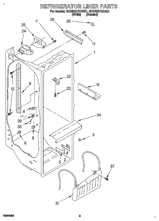 Diagram for 4KSRS27QDW01