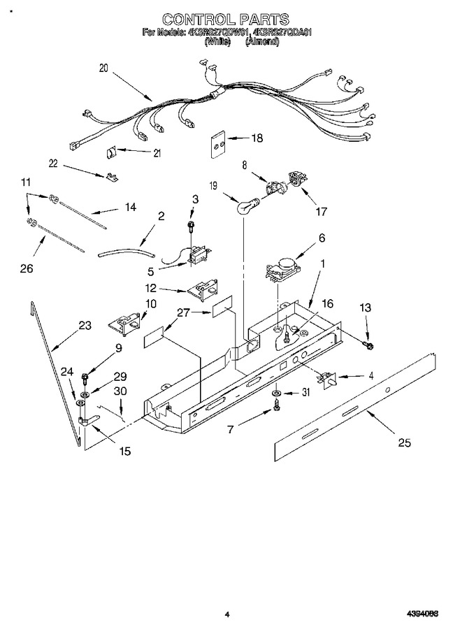 Diagram for 4KSRS27QDW01