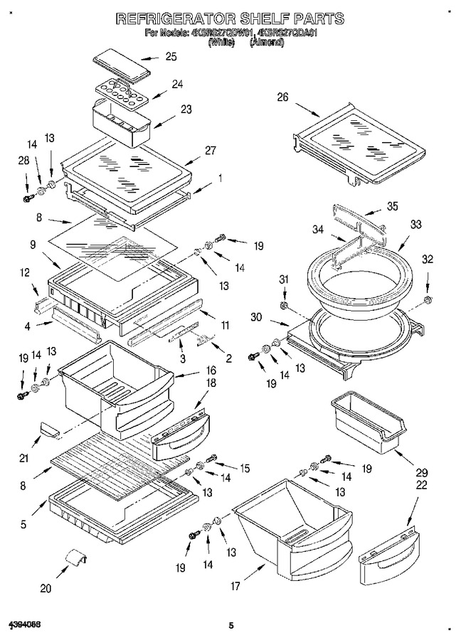 Diagram for 4KSRS27QDW01