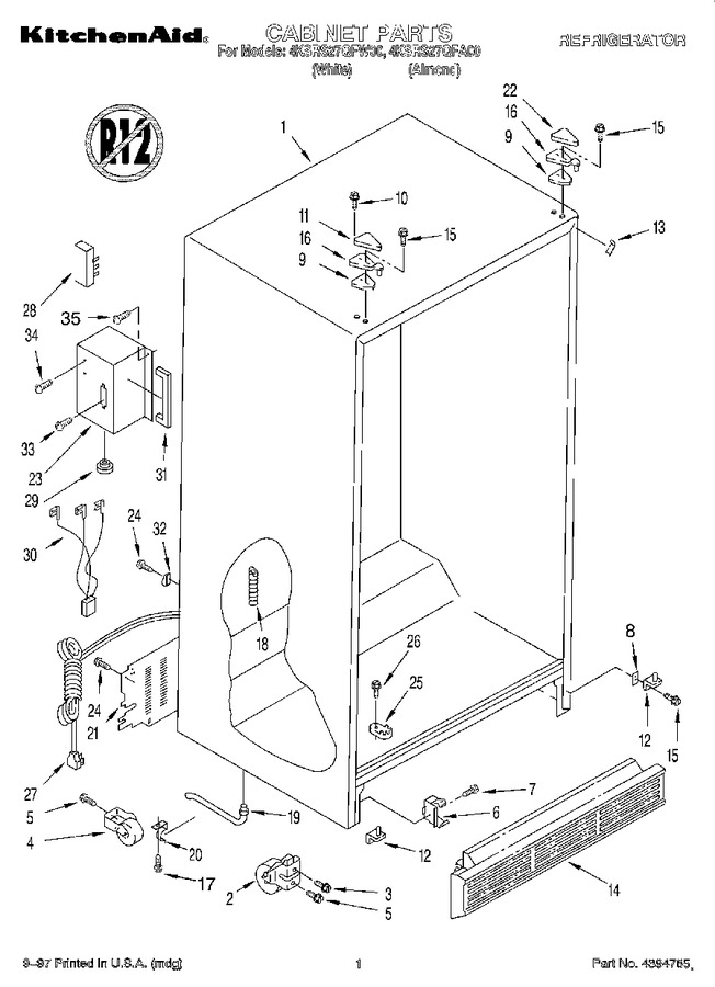 Diagram for 4KSRS27QFW00