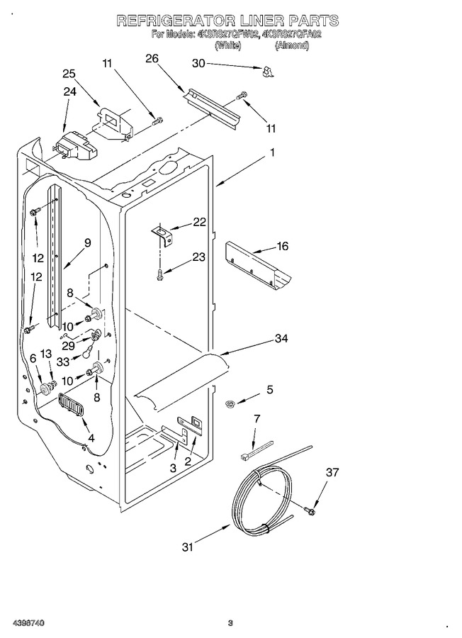 Diagram for 4KSRS27QFW02