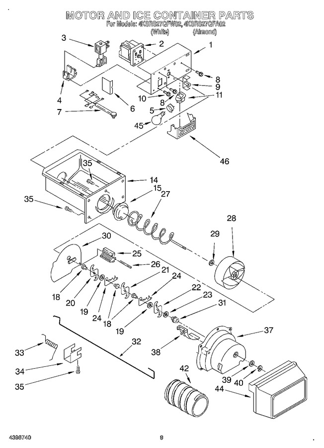 Diagram for 4KSRS27QFW02