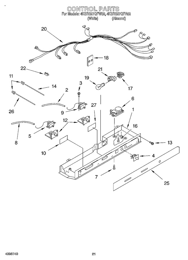 Diagram for 4KSRS27QFW02