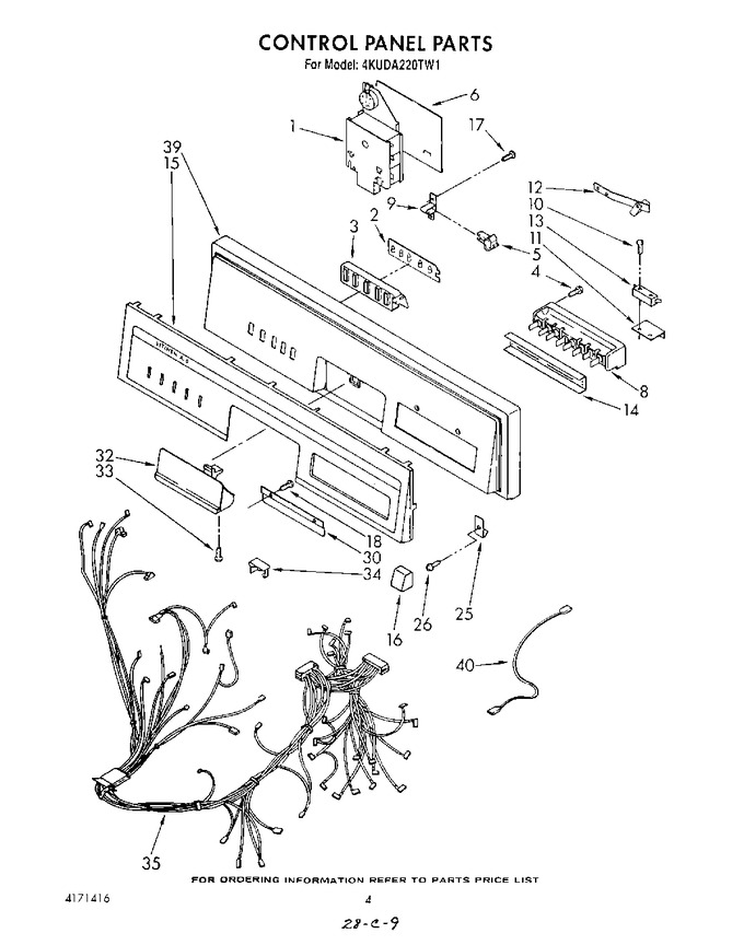 Diagram for 4KUDA220TW1