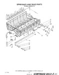 Diagram for 11 - Upper Rack And Track