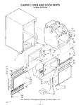 Diagram for 02 - Cabinet Liner And Door , Lit/option